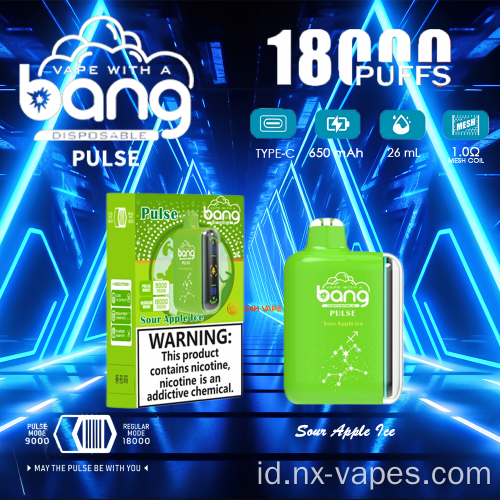 New Bang Pulse 18000 Puffs Disposable Vapes